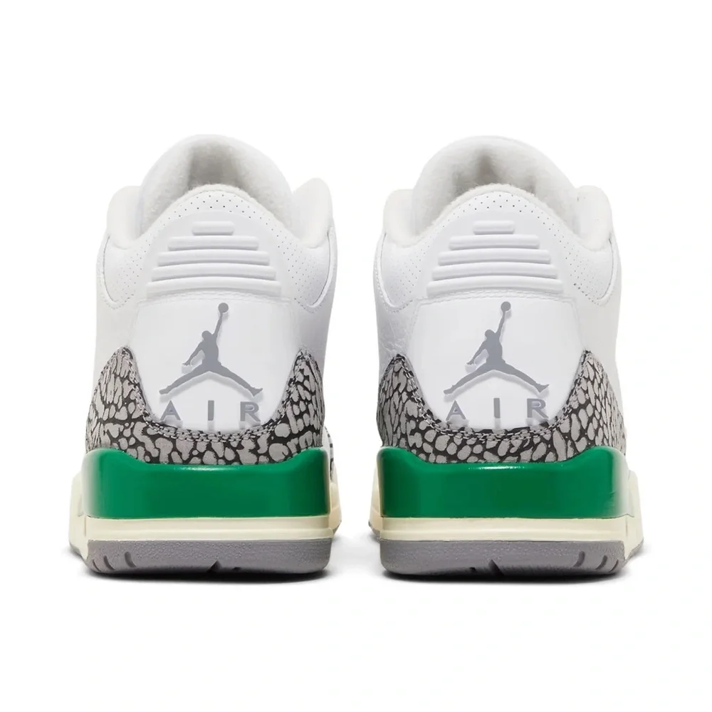 100% AUTHENTIC Wmns Air Jordan 3 Retro 'Lucky Green' - Picture 4 of 15